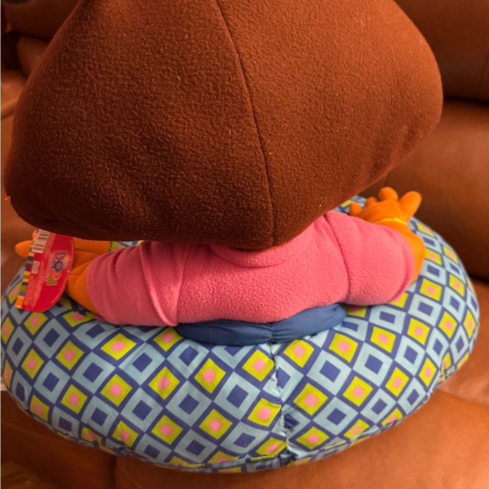 Dora The Explorer Vintage 2003 Lounger Pillow Stuffed Plush Chair RARE WITH TAG - Picture 8 of 16